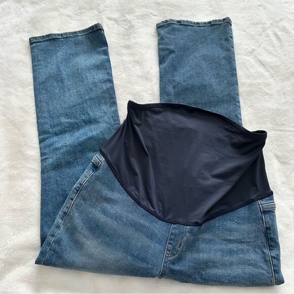 Madewell Maternity Kick Out Crop Jeans Size 28P NWT - Picture 2 of 7